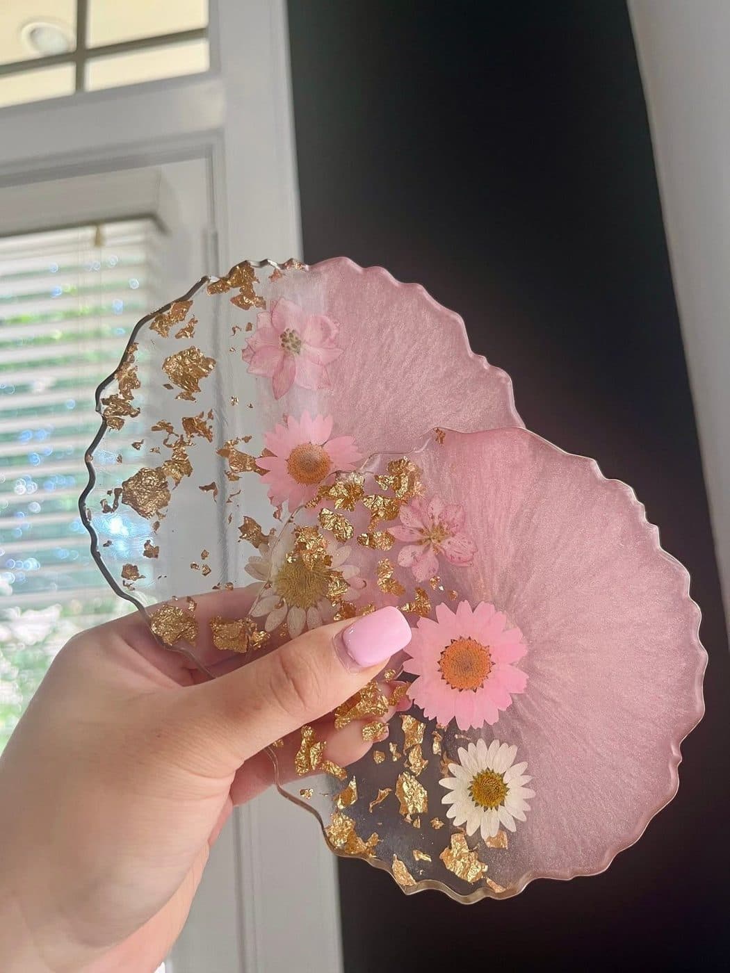 Floral Coaster Set