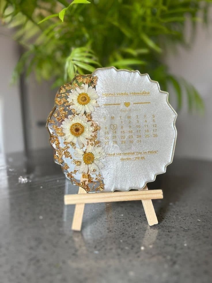 Wedding Calendar Keepsake